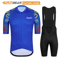 men cycling jersey set mtb team bicycle jersey cycling clothing bib shorts suits bike wear jersey triathlon breathable