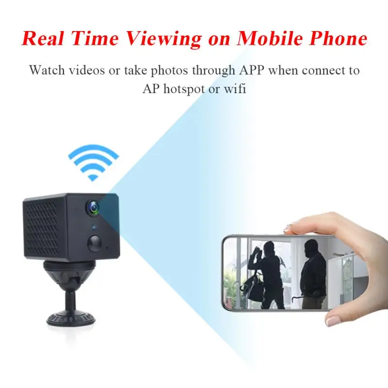 IP Камера Wi Fi охранного видеонаблюдения 1080P HD Широкий формат 140 ° индукционный PIR