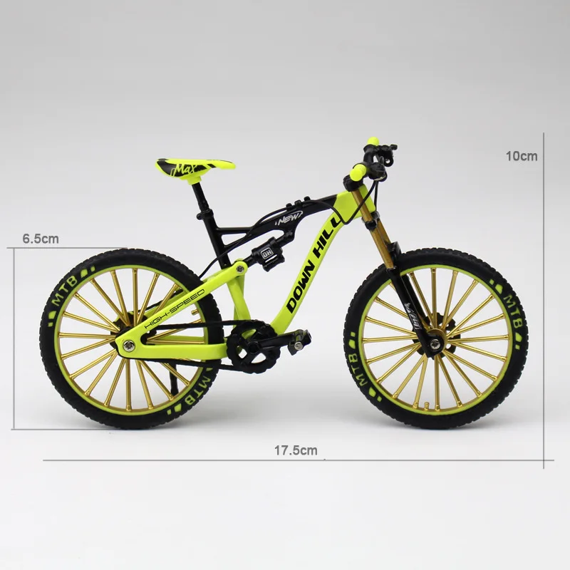

mini 1:10 Alloy Model Bicycle Diecast Metal Finger Mountain bike Racing Simulation Adult Collection Toys for children