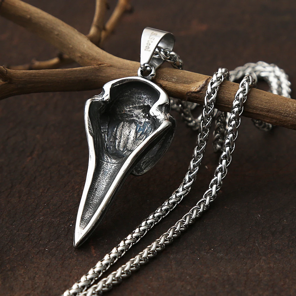 Винтажные Одина череп ворона подойдет в качестве подарка как для мужчин так и