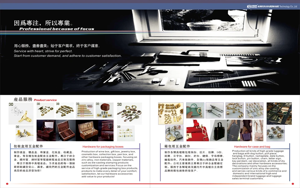 1 set KIMXIN Composite suite Watch box Cabinet hinge and lock Woodenbox collection jewelry case Hardware accessories With screw