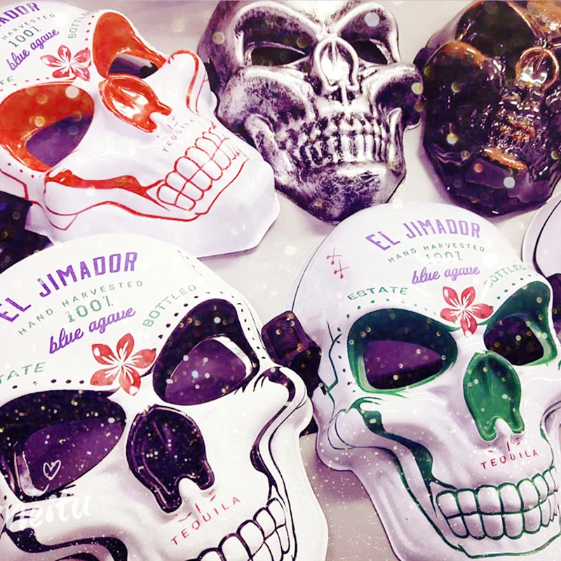 Маска для Хэллоуина ужасов фестивалей маска на голову ужас смайлик наклейка