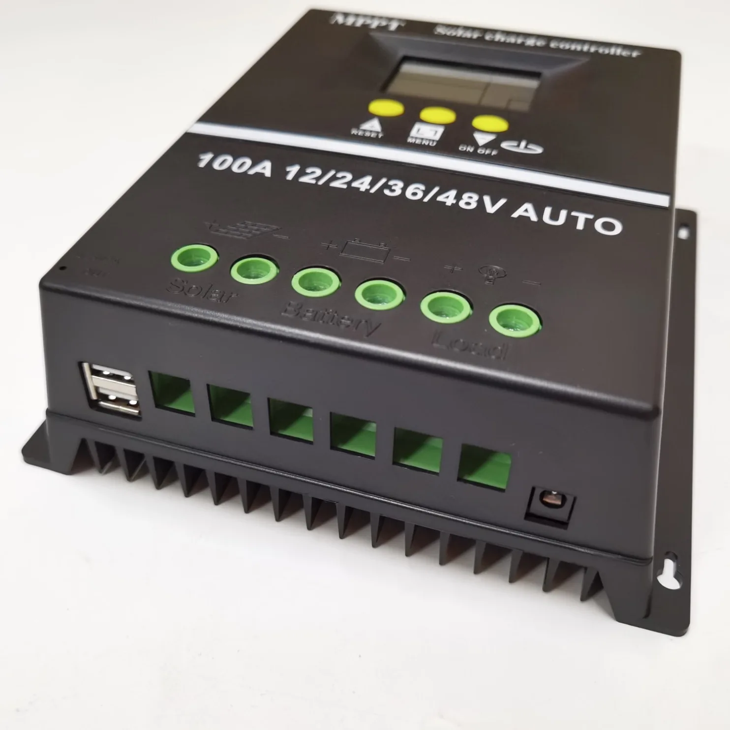MPPT PWM 100A 12В 24В 36В 48В автоматический контроллер заряда солнечной батареи PV