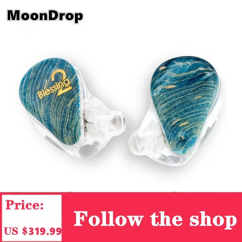 Наушники-вкладыши MoonDrop Bless 2 1DD + 4BA технология гибридных наушников