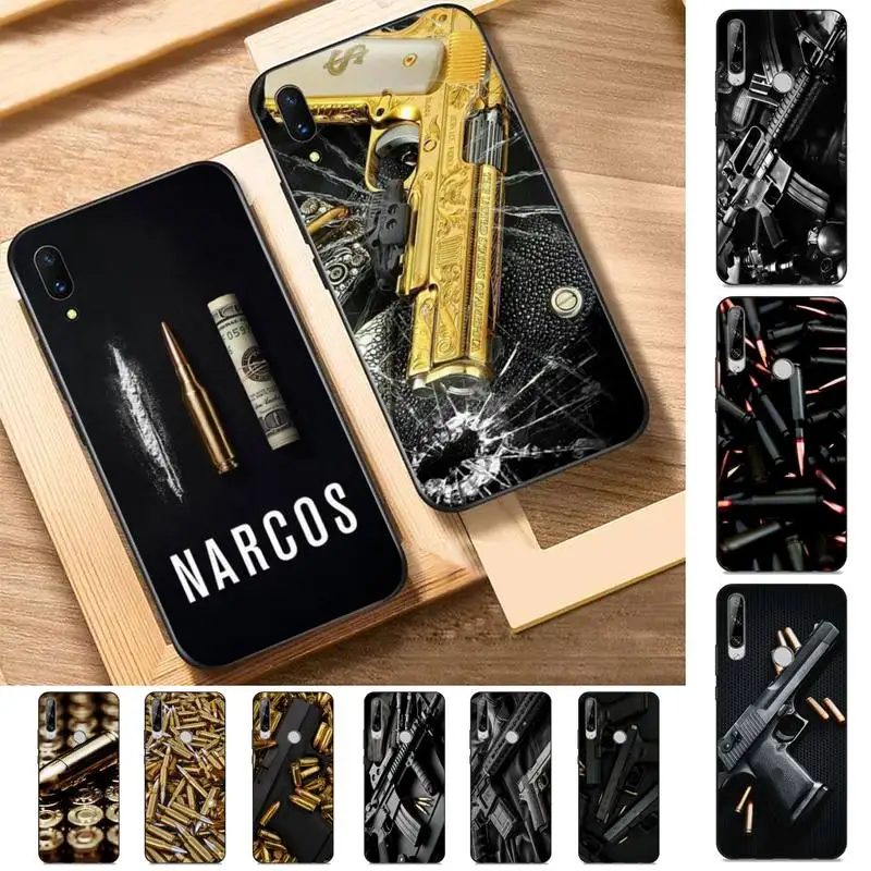 

Yinuoda bullet gun Man cool Phone Case for Huawei Y 6 9 7 5 8s prime 2019 2018 enjoy 7 plus