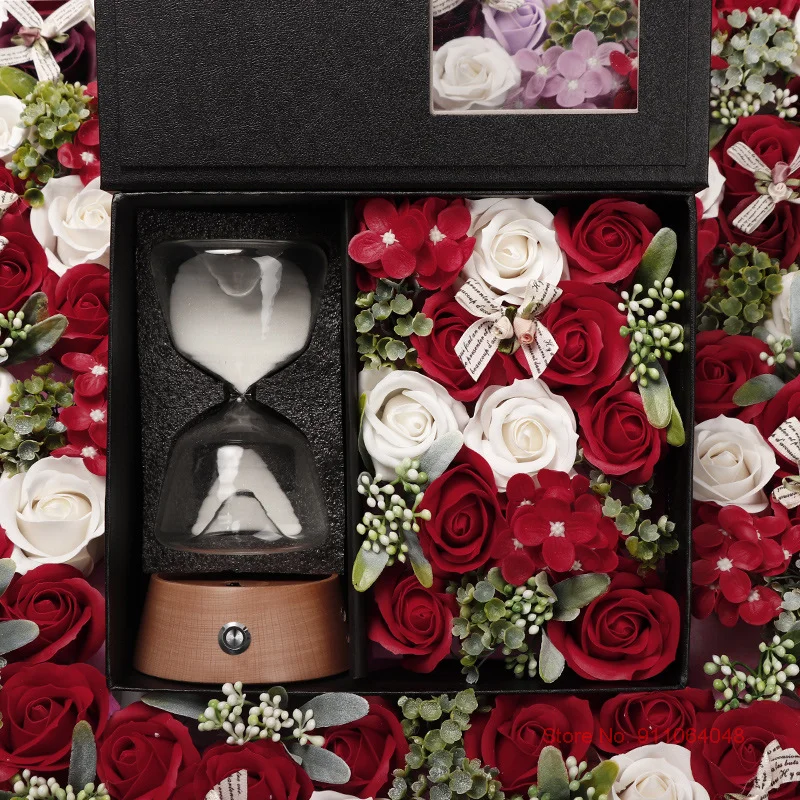 

Декор в скандинавском стиле, украшения для дома, настольные часы с дистанционным управлением, красочное освещение, белый таймер, песок, стек...