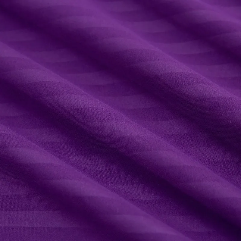 Комплект постельного белья из хлопка роскошные мягкие наборы с атласной полосой