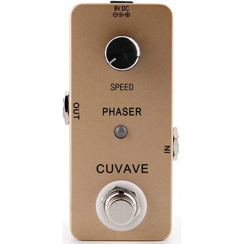 Аналоговая фазовая педаль для гитары CUVAVE PHASER из цинкового сплава с корпусом