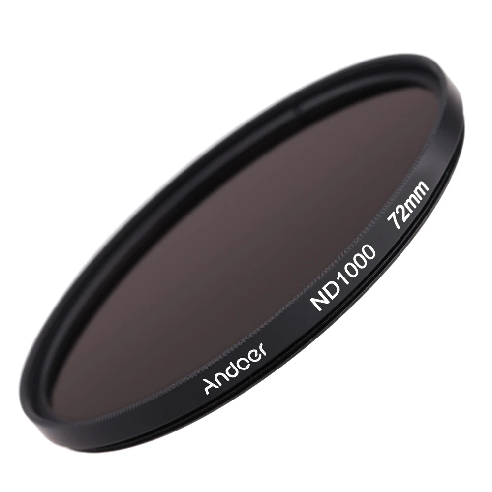 Andoer 72 мм ND1000 10 стоп фейдер фильтр нейтральной плотности для камеры Nikon Canon