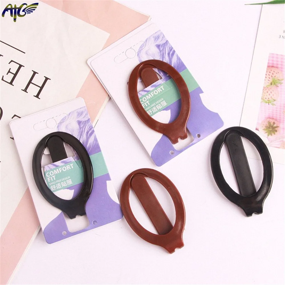 Корейские модные практичные заколки для волос Овальные Заколки простой Мягкий