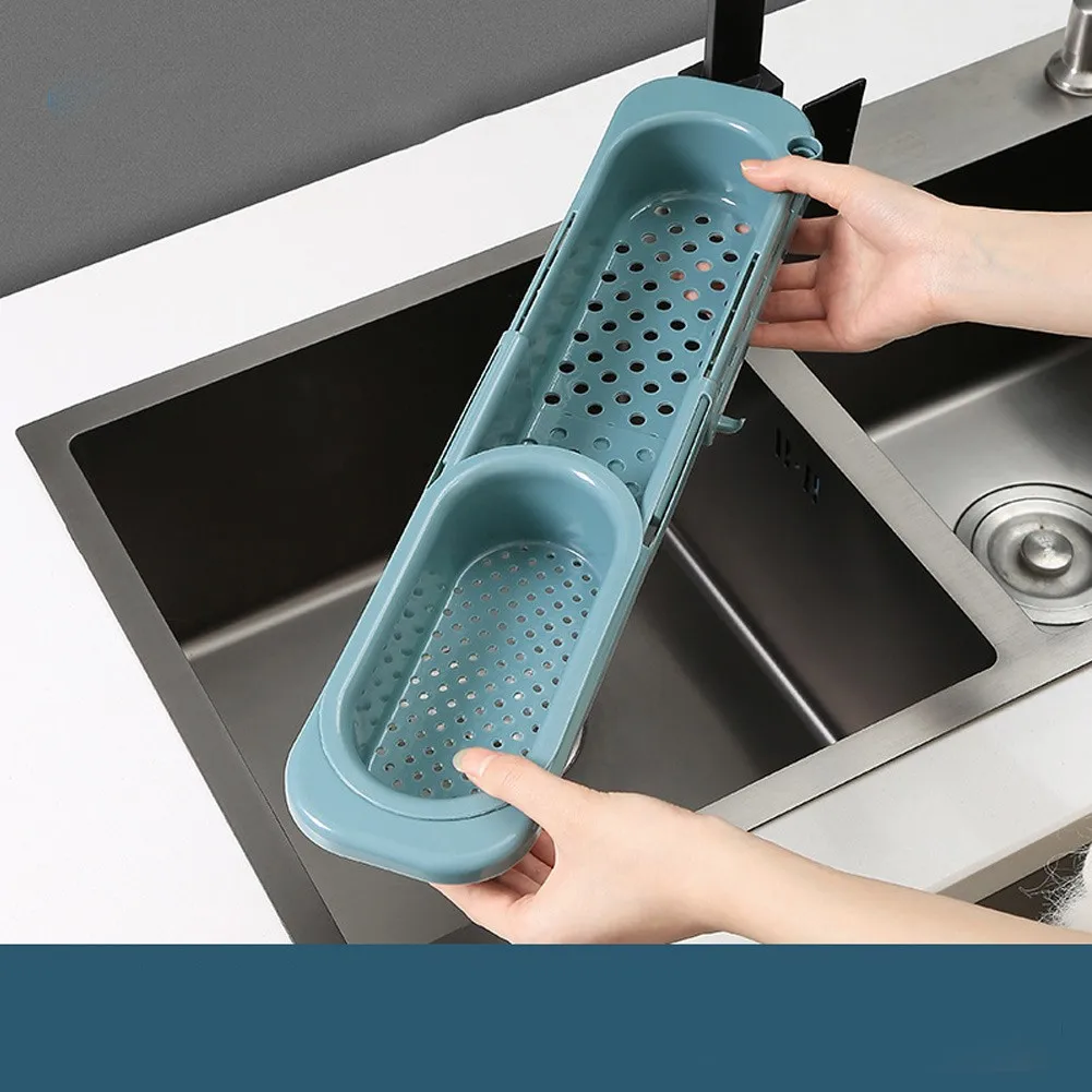 

Telescopic Sink Sponge Holder Kitchen Sinks Drainer RackFDFFF Et Adjustable Soap Sponge Towel Holder Kitchen Shelves NEW