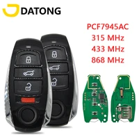 datong world car remote control key for vw touareg 2010 2014 pcf7945ac 315mhz 434mhz 868mhz replace smart card non keyless go