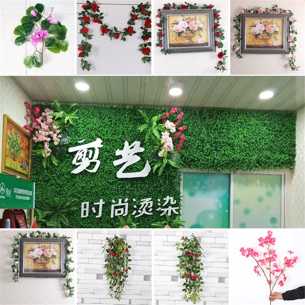 B LIFE Искусственные цветы наружные поддельные растения Настенные аксессуары для