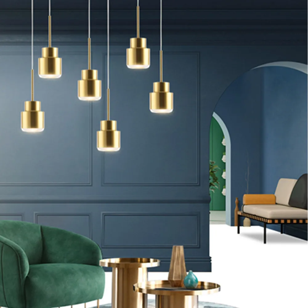 

[DBF]Nordic Pendant Light Vintage pendant Lamp Hanging lamp modern pendant ceiling lamps LED restaurant Living room decoration