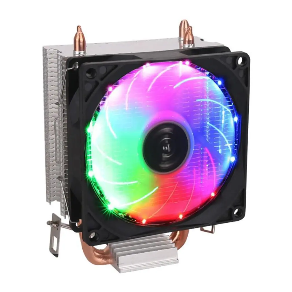 

Q9 CPU Cooler Fan Mute Cooling Lighting Fan For 1155/1156/775 Desktop Computer Case CPU Cooler Multiple Fan Radiator