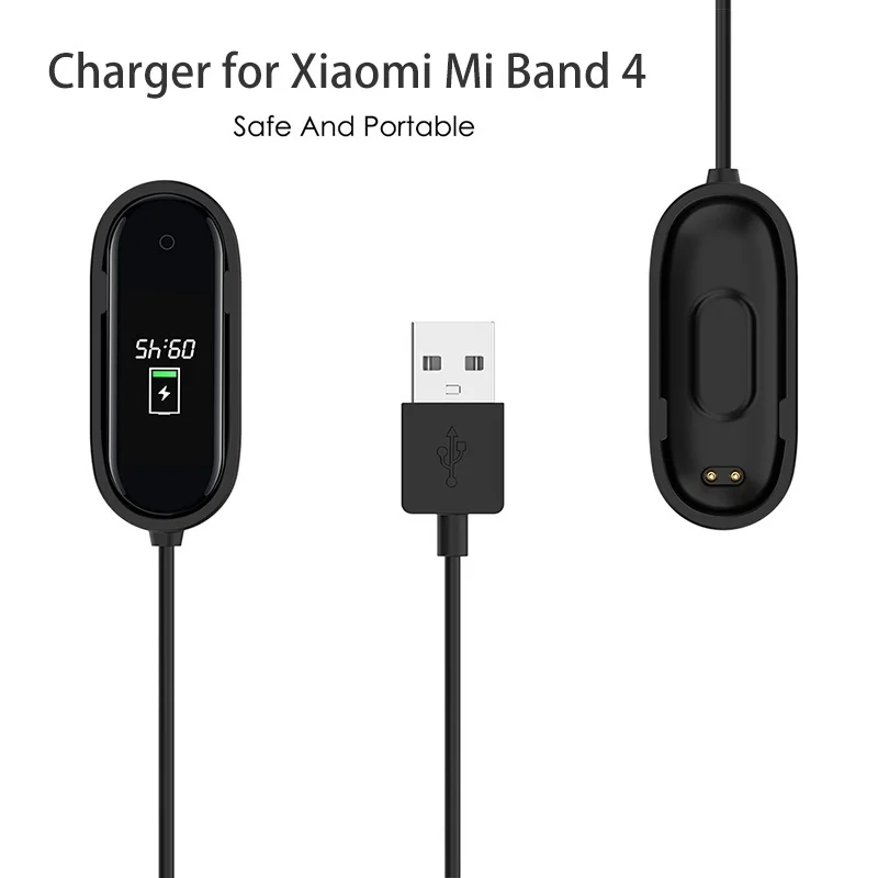 USB зарядный кабель для Xiaomi Mi Band 4 умный Браслет Для зарядное устройство адаптер