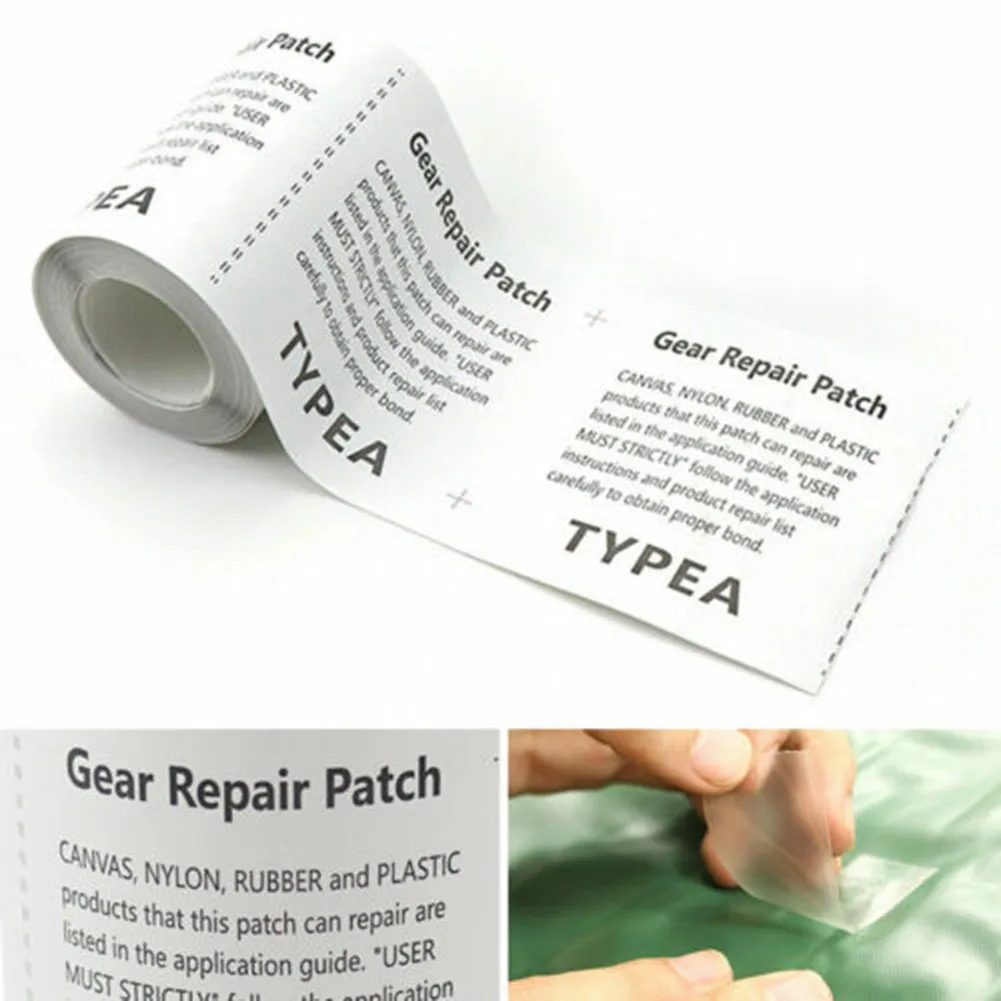 

Waterproof Clear Adhesive Repair Tape Tent Canopy Strong Grip Seal Tent Raincoat Swimming Ring Air Bed Inflatable Toy Repair