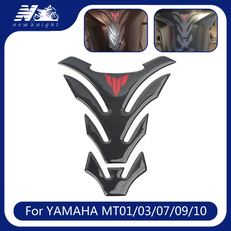 Для Yamaha MT01 MT03 MT07 MT09 MT10 MT 01 03 07 09 10 мотоцикл 3D углеродного волокна топливный бак