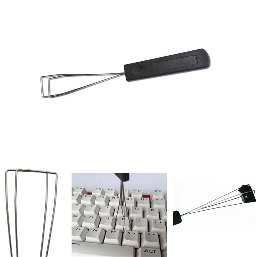1 шт. Полезная клавиатура Keycap Съемник разгрузка стали чистящий инструмент
