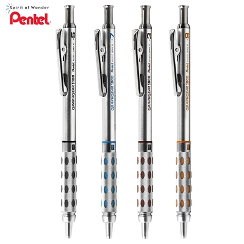 Механический чертежный карандаш Pentel GRAPHGEAR 1000 PG1013/15/17/19 (0 3/0 5/0 7/0 9 мм) 2