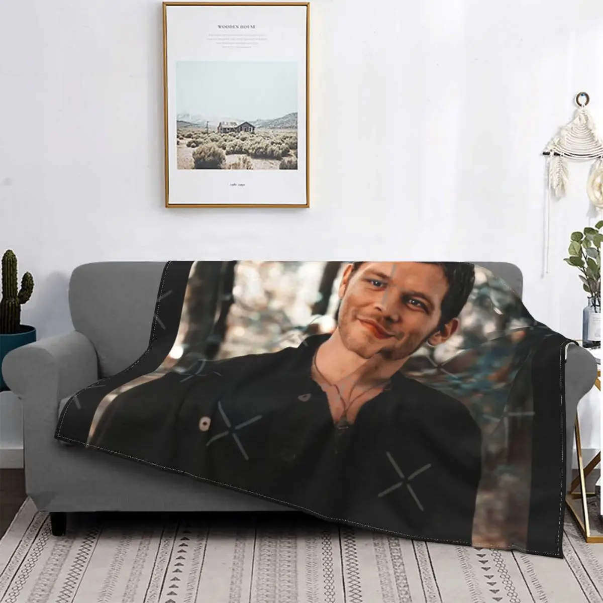 

Kklou Mikaelson 4 одеяло, покрывало для кровати, клетчатое муслиновое полотенце, пляжное кавайное одеяло, одеяло для приема s