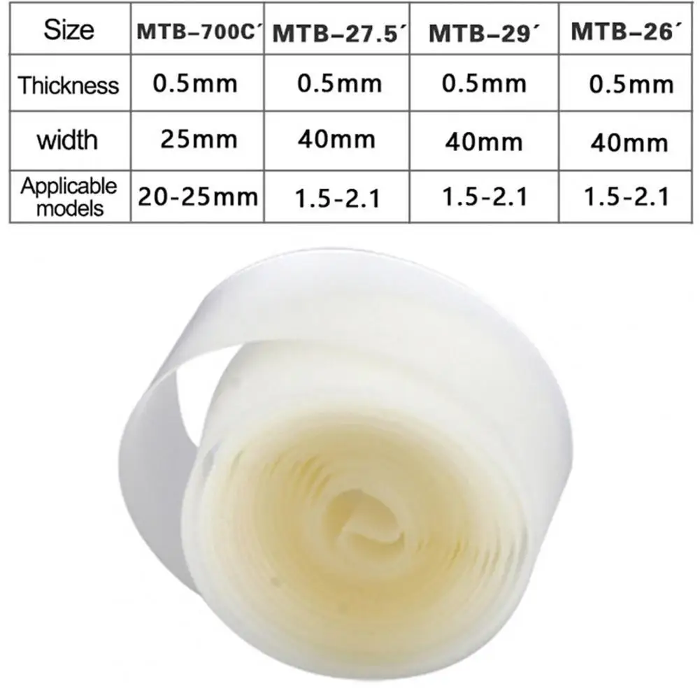 

2 Rolls Tire Liner Bicycle Tire Liner Wear-resistant Tire Lining for Cycling