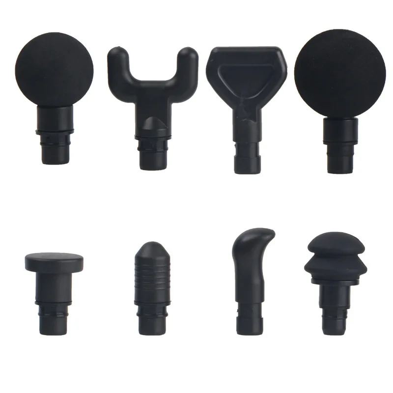Universal Fascia Gun Massage Head Silicone Set Body Relaxation Massager Replacement New | Красота и здоровье