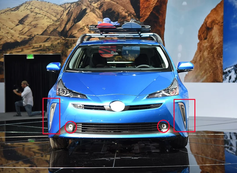 Передсветильник противотуманная фара для Toyata Prius PHEV XW50 2019 2020|Хромирование| |