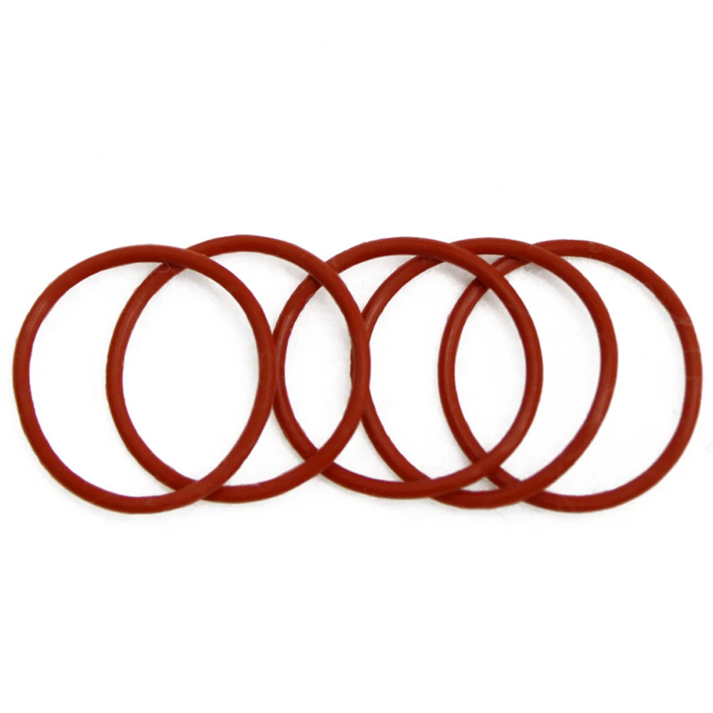 Купи 50pcs Silicon O Ring Sealing Gasket CS 2mm OD 8mm-65mm Red Food Grade Waterproof Seals Washer Rubber O-ring за 153 рублей в магазине AliExpress