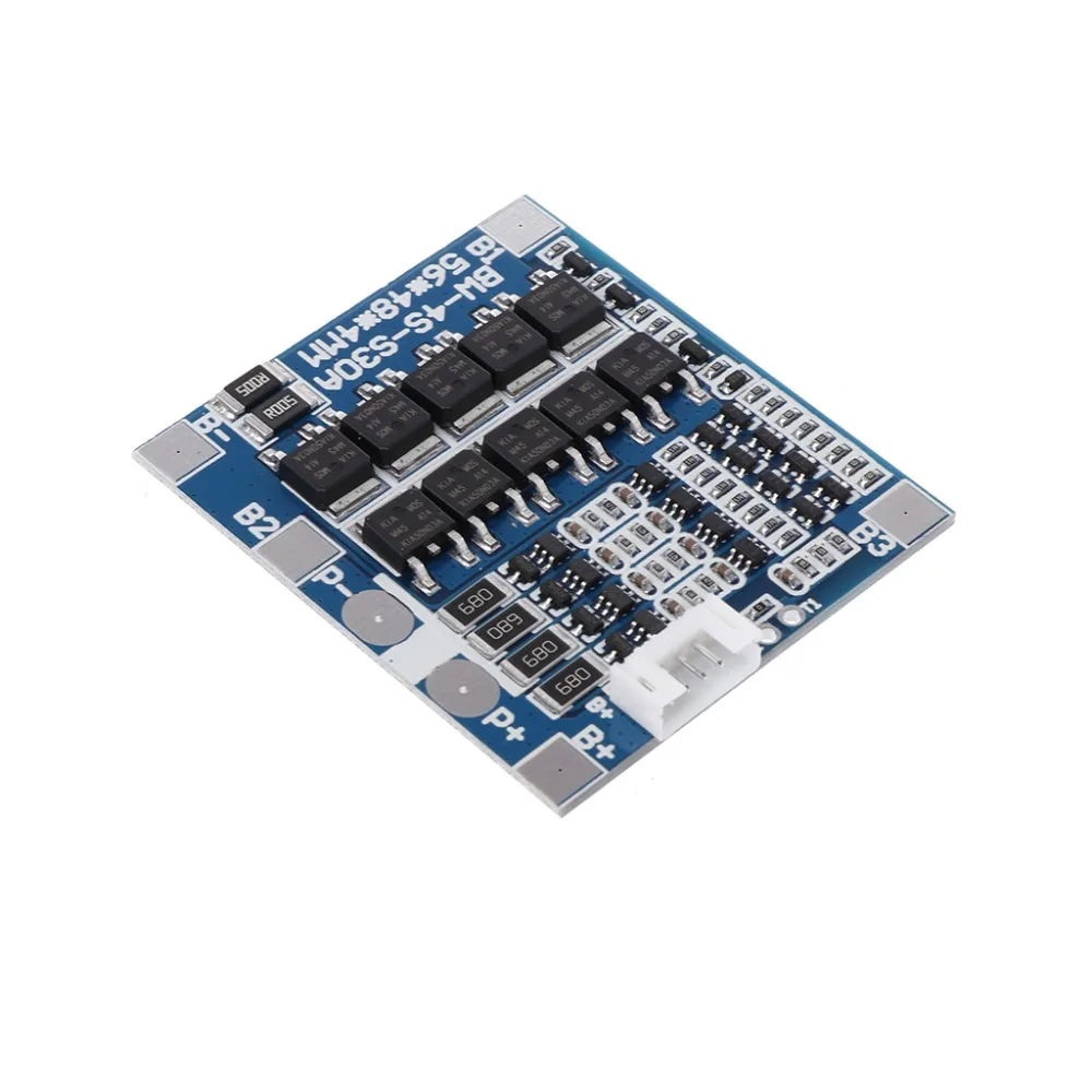 4S 30A 12,8 V w/Balance 3,2 V LiFePo4 жизнь 18650 батарея BMS Защита печатной платы Au13 19 дрошиппинг