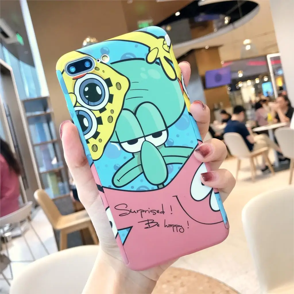 360 чехол с милым рисунком том Джерри для iPhone X, XR, XS, Max, 6, 6 S, 7, 8 Plus, 5, 5S, SE, тонкий жесткий чехол с изображением аниме i Phone Cat mouse, стекло