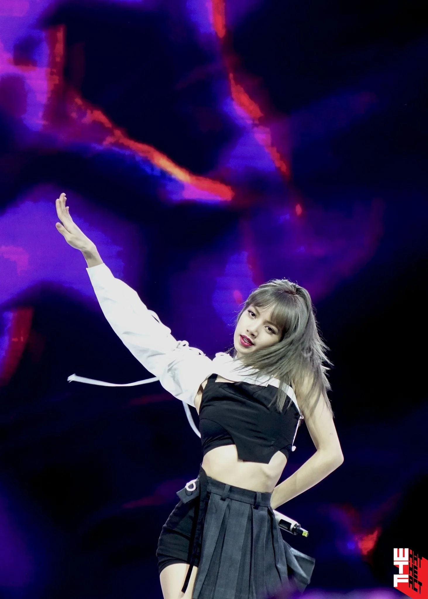 Kpop Черный Лиза же готический ветер Сплит концы свободные женские плиссированные юбки корейский черный сексуальный Высокая талия мини юбка женская одежда