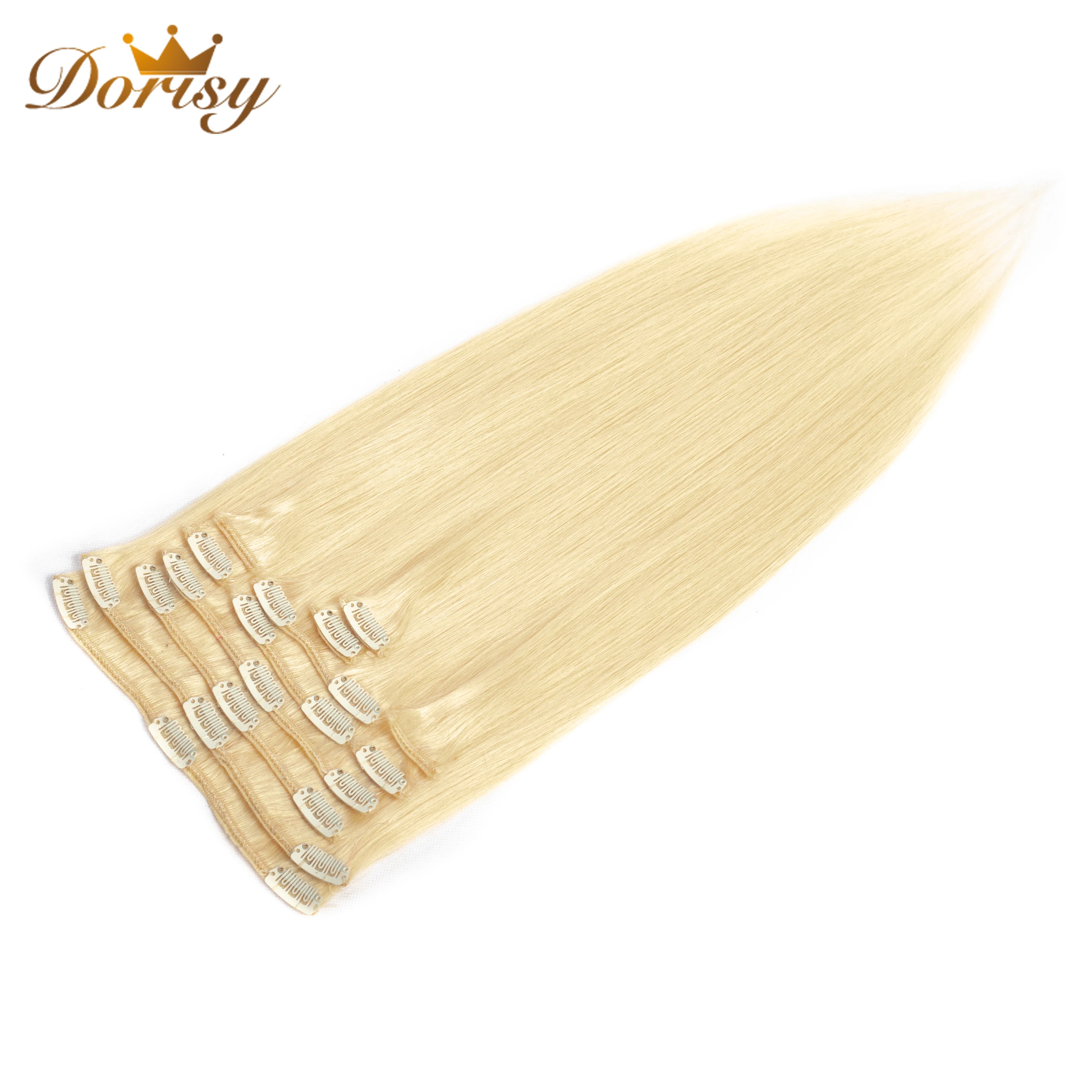 Заколки для наращивания человеческих волос P18/613 человеческие волосы 8 шт./компл.