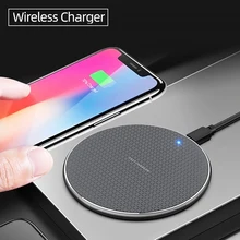 K8 QI Wireless Charger for iPhone 11 Pro 8 XR XS Max 10W USB Quick Wireless Charging Pad for iPhone Samsung Huawei Xiaomi