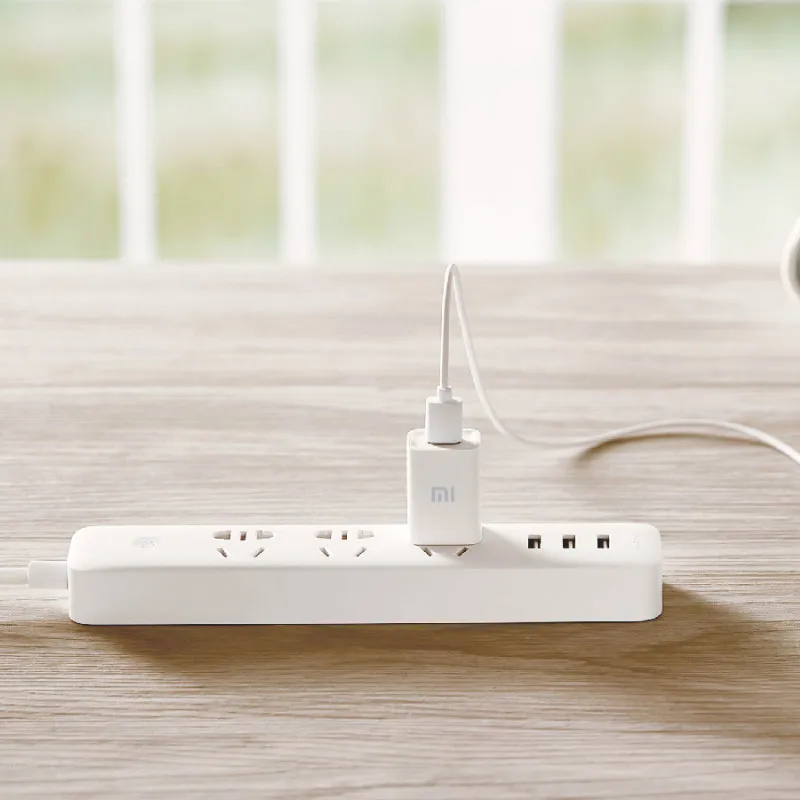 Оригинальный умный удлинитель Qingmi XiaoMi Mjia с 3 USB-портами Wi-Fi 5 В/2 4 А быстрая зарядка
