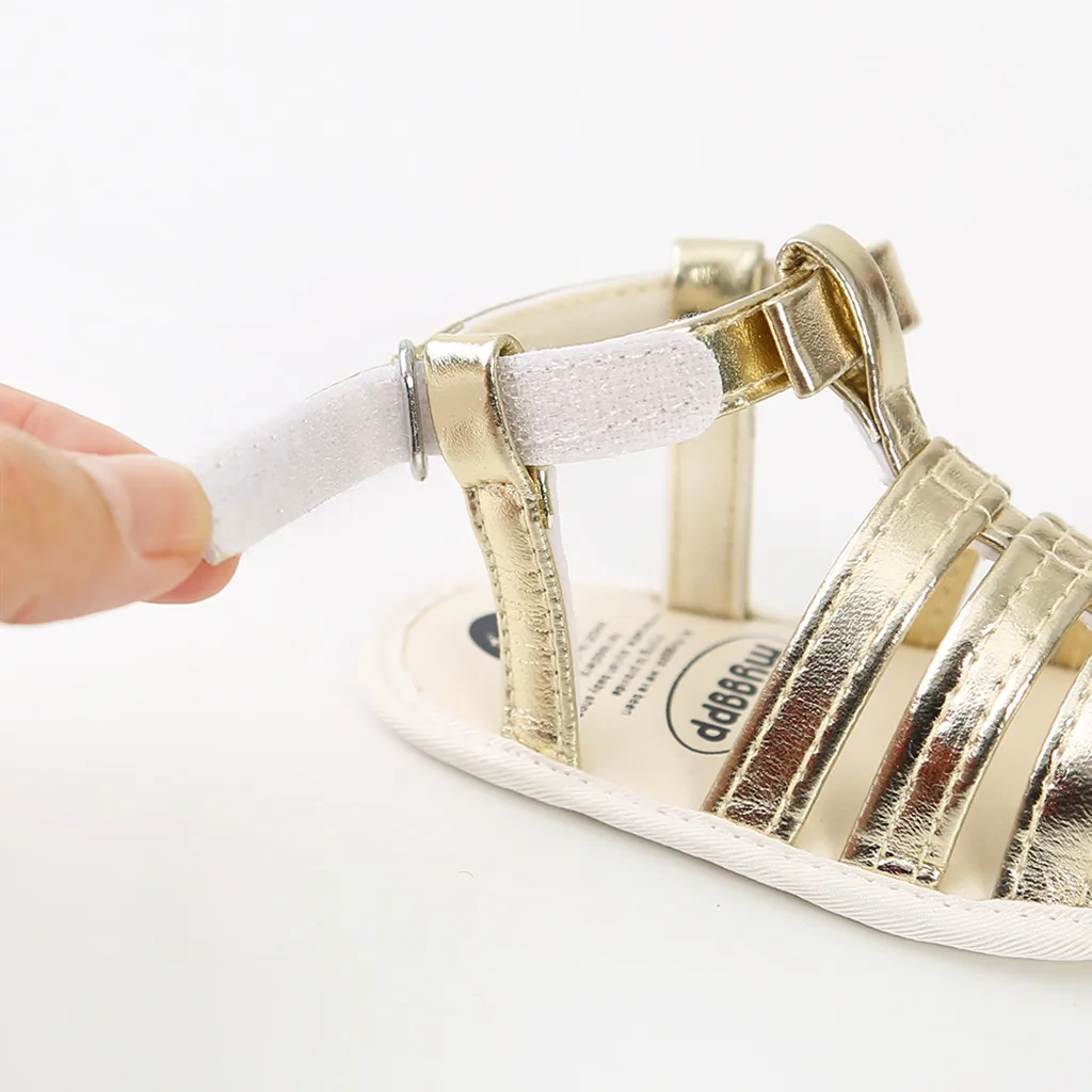 

SAGACE Leather Sandals For Newborn Baby Girl Prewalkers Shoes Summer Infant Open Toe Breathable First Walkers Shoes