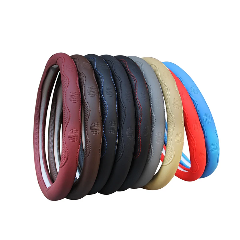 

LEDTENGJIE37-38cm9 color artificial leather four seasons general dynamic fiber leather embossed car handle gloves