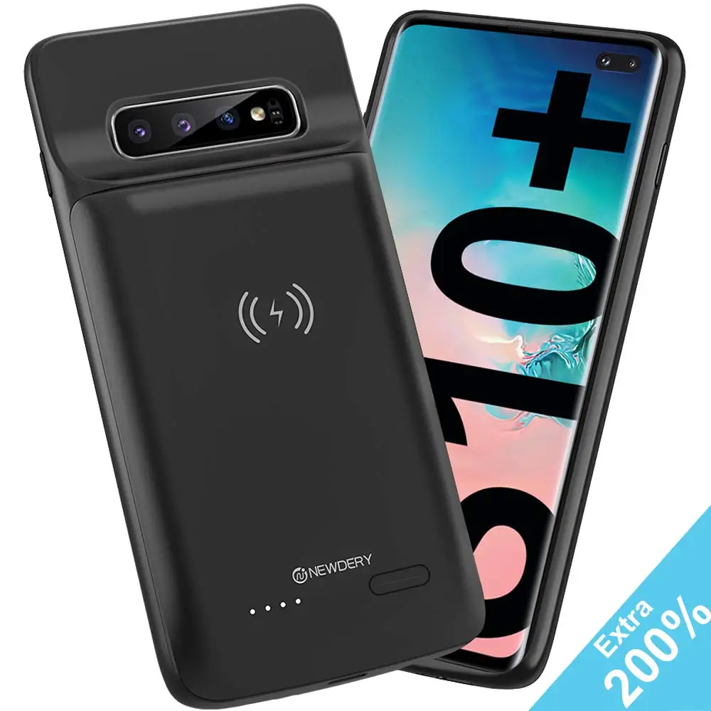 Чехол с аккумулятором Note 9 10 + S10 plus S20 Ultra FE 10000 мАч чехол беспроводной зарядкой Qi