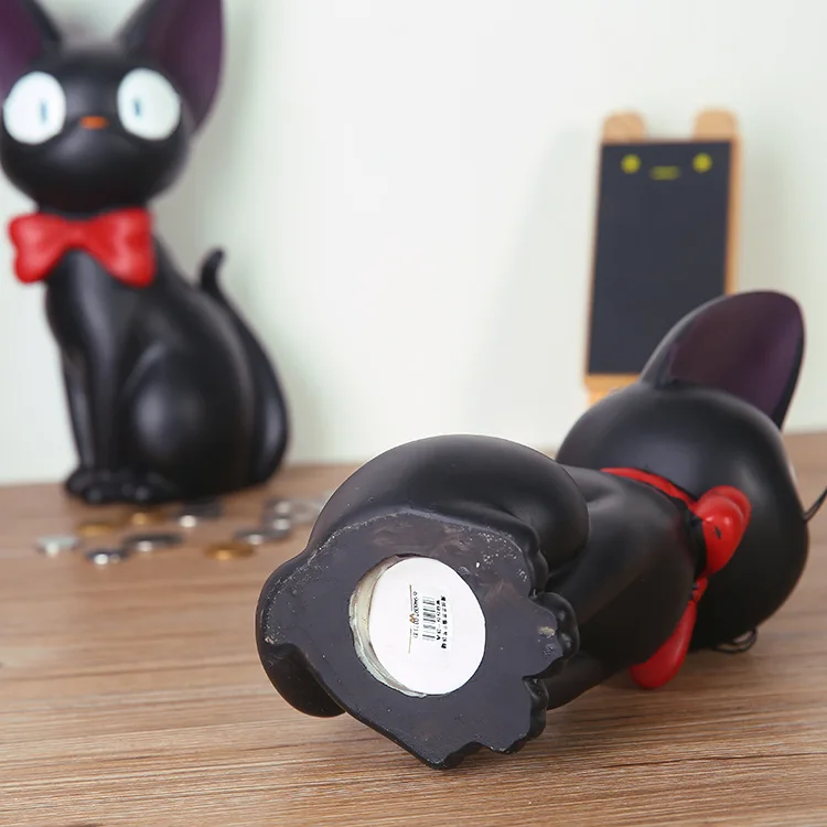 Копилка из эпоксидной смолы с рисунком кошки и монет|Игровые фигурки