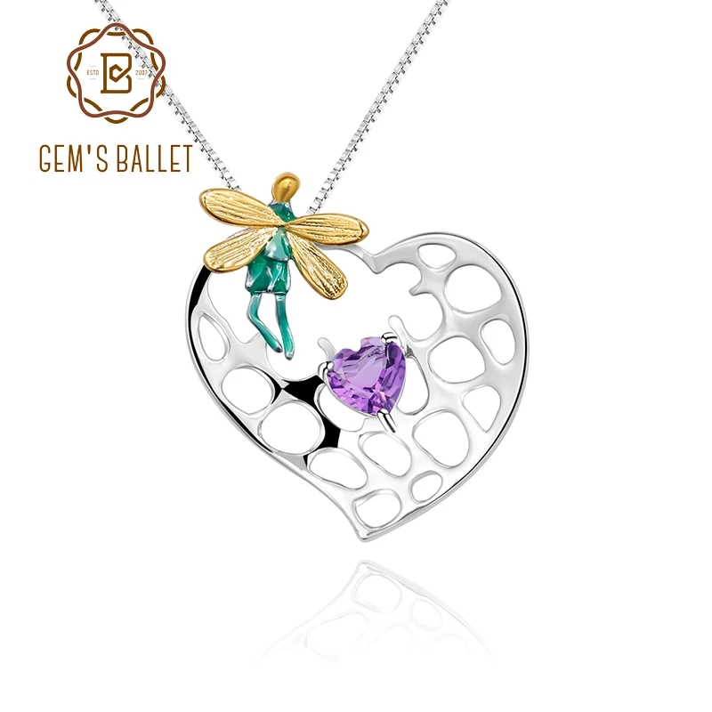Женское ожерелье из серебра 925 пробы с эмалью|Подвески| |