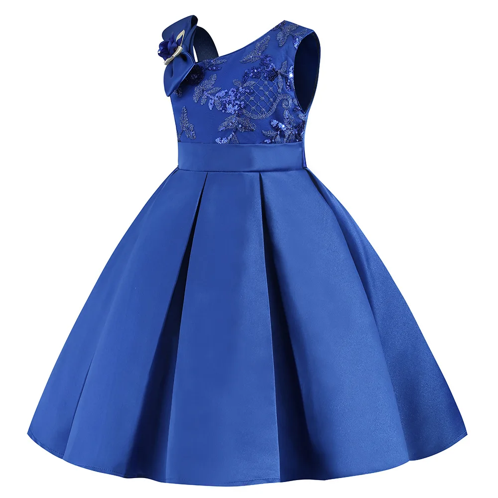 Элегантное свадебное платье для маленьких девочек детское изящное вышитое на