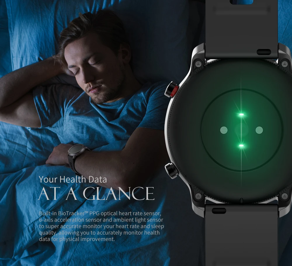 В наличии Amazfit GTR Lite 47 мм Смарт часы глобальная версия батарея 24 дня с 5ATM
