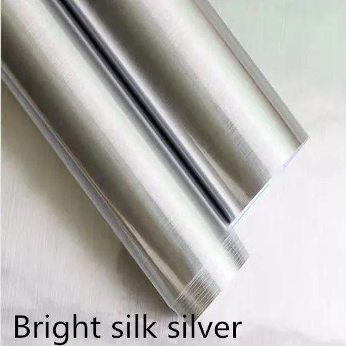 Bright silk silver 2 м/лот Горячая термоусадочная пленка для моделей RC самолетов DIY Высокое качество заводская цена - Цвет: Bright silk silver