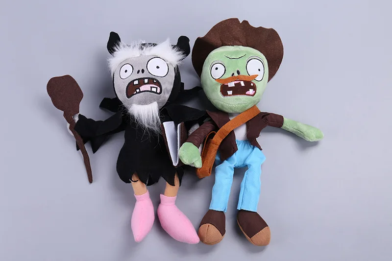 

[Funny] 10pcs/lot 25CM Plants vs Zombies Soft Plush Doll model decoration car Game Figure Statue Party toy soft Stuffed Doll