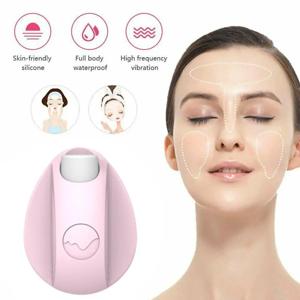 Очищающая щетка для лица звуковая вибрация очиститель Мягкий силикон Глубокая