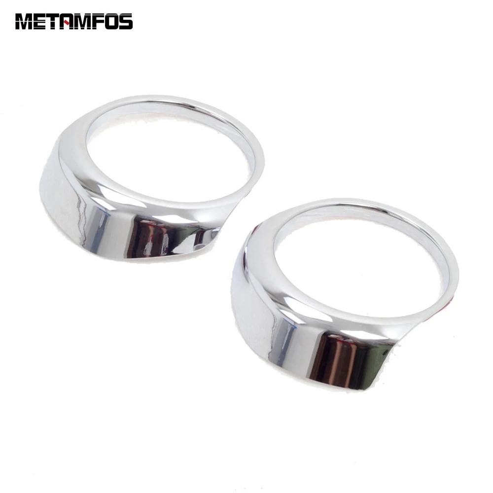 Для Ford Edge 2015 2016 2017 Хромированная передняя противотуманная фара крышка защитная