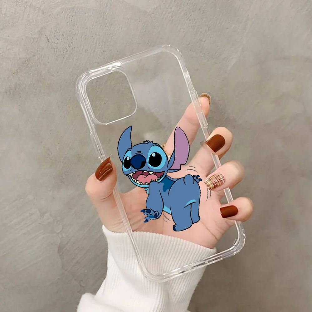 Чехол для телефона Cute-D-Lilo-Stitch-C-мультяшный iphone 5 5s se 2 6 6s 7 8 12 mini plus X XS XR 11 PRO MAX