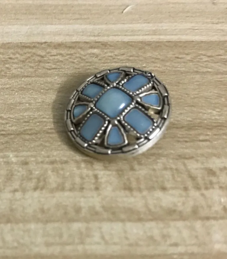 Синие пуговицы для масла металлические 10 шт. в партии | Дом и сад