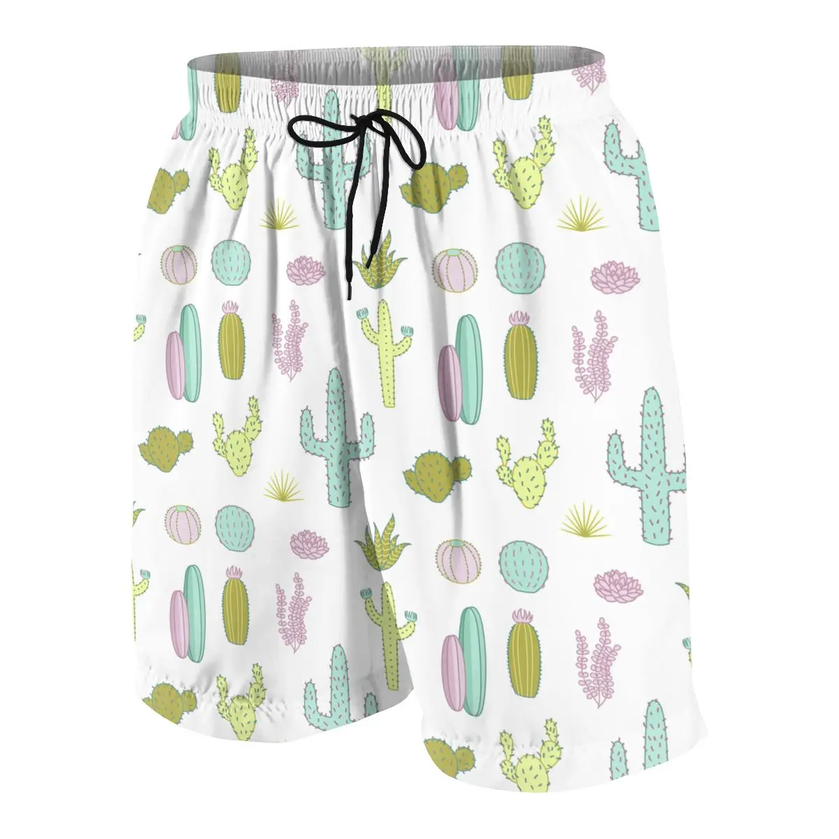 

Cacti Cactus Summer Young Shorts Cotton For Beach Short Sports Pants 3D Print Elastic Fashion Wild Leisure