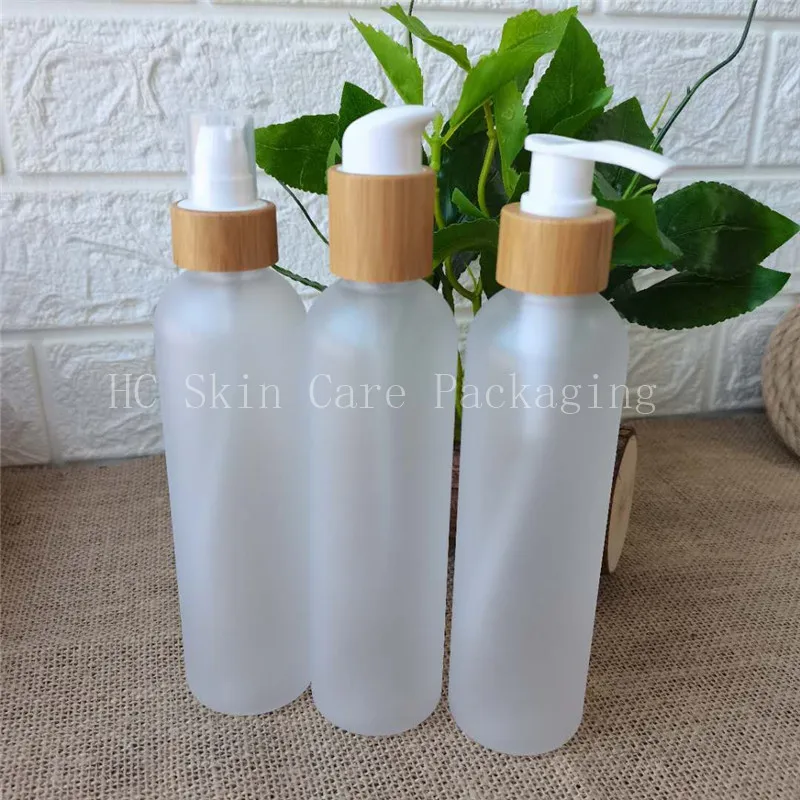 

250ml Empty Plastic Bottles With Screw Lotion Pump Washing Shampoo Dispenser PET Containers Liquid Soap